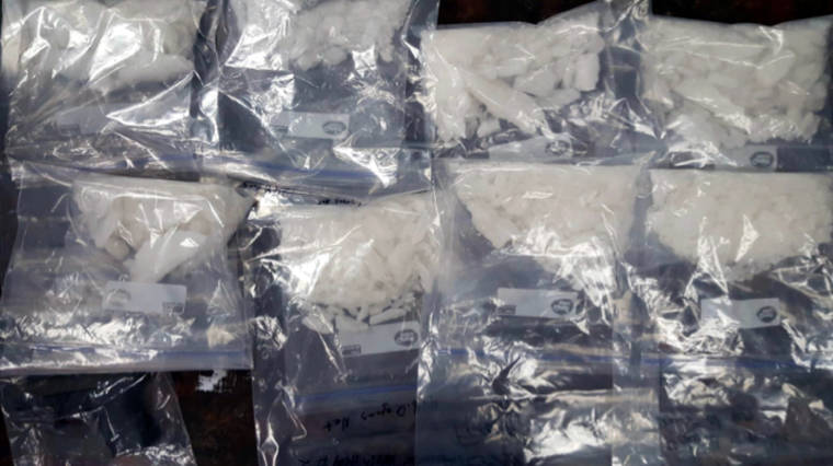 KAUAI POLICE DEPARTMENT VIA AP
                                The Kauai Police Department seized seven pounds of crystal methamphetamine during a 2016 bust.