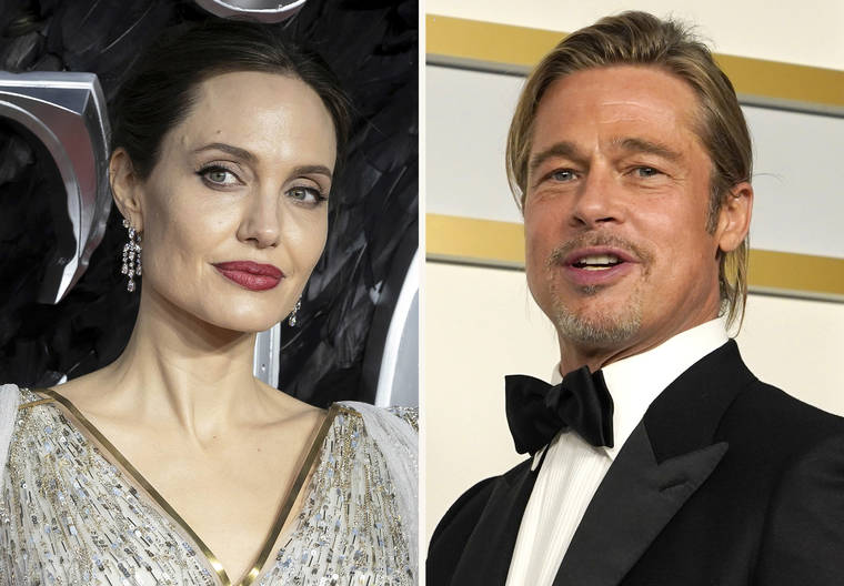 ASSOCIATED PRESS / 2019 AND 2021
                                In this combination photo, Angelina Jolie, left, arrives at the European Premiere of “Maleficent Mistress of Evil” in central London, and Brad Pitt poses in the press room at the Oscars in Los Angeles. A California appeals court on Friday, July 23, disqualified a private judge being used by Angelina Jolie and Brad Pitt in their divorce case, handing Jolie a major victory. The 2nd District Court of Appeal agreed with Jolie that Judge John Ouderkirk didn’t sufficiently disclose business relationships with Pitt’s attorneys. The decision means that the custody fight over the couple’s five minor children, which was nearing an end, could be starting over.