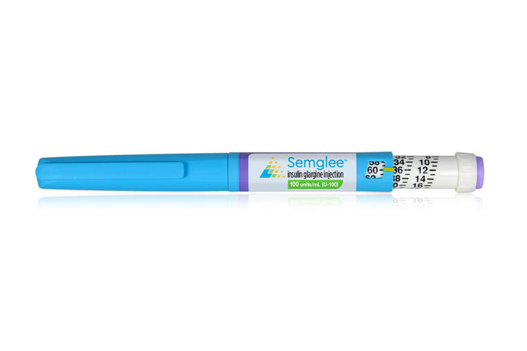 ASSOCIATED PRESS
                                This July 2021 image provided by Viatris shows Semglee insulin. U.S. regulators have taken action that will make it easier to get a cheaper and similar version of a brand-name insulin at the drugstore. The Food and Drug Administration agreed that Viatris Inc.’s Semglee was interchangeable with widely use Lantus, a fast-acting insulin.