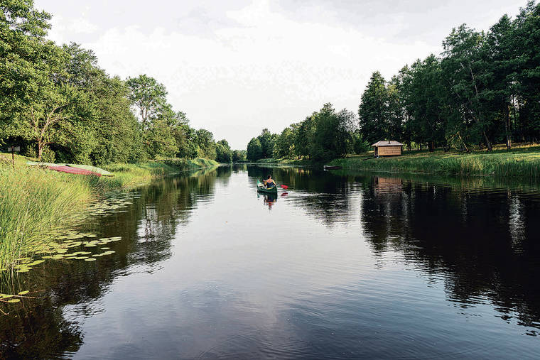NEW YORK TIMES
                                A canoe on the Halliste river in Soomaa National Park, west of Viljandi.