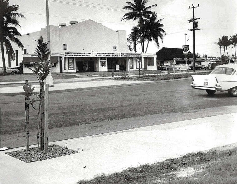 STAR-ADVERTISER 
                                The Kailua Theater (about where Goodyear is today) was a gathering place for the community. It could seat 700.