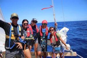 COURTESY POLYNESIAN VOYAGING SOCIETY
                                The recent training sail to Papahanau­mokuakea immersed five young navigators in noninstrument navigation and the cultural and ecological significance of the remote region they visited, while fostering mutual trust and respect for fellow crew members.