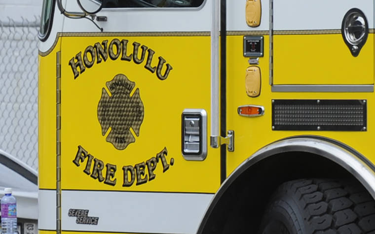 STAR-ADVERTISER / 2018
                                Honolulu Fire Department officials said an early-morning fire caused about $60,000 in damage to the structure of an abandoned house in McCully.