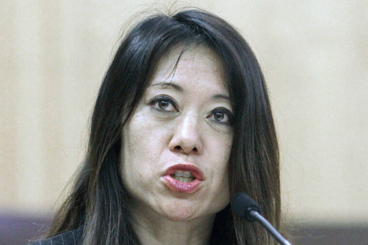 ASSOCIATED PRESS
                                Then-Assemblywoman Fiona Ma, D-San Francisco, spoke, in June 2011, at a hearing at the Capitol in Sacramento, Calif. Ma, now the state treasurer, is facing a lawsuit alleging she sexually harassed an employee while sharing a hotel room.