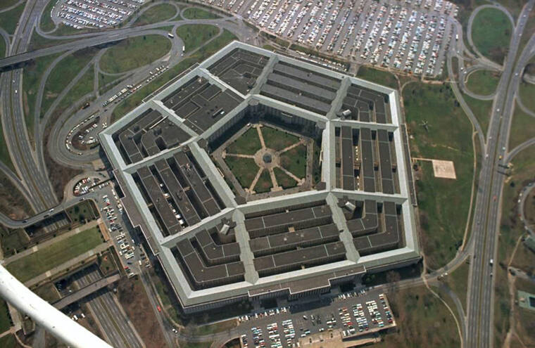 ASSOCIATED PRESS FILES
                                The Pentagon building, headquarters of the United States Department of Defense, in Washington, D.C.