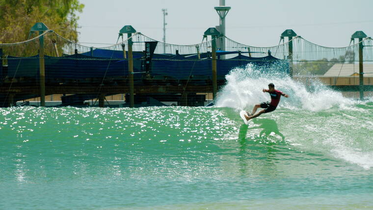 COURTESY PHOTO
                                Honolulu’s Ezekiel “Zeke” Lau emerged as the top men’s competitor in the reality TV surfing competition.
