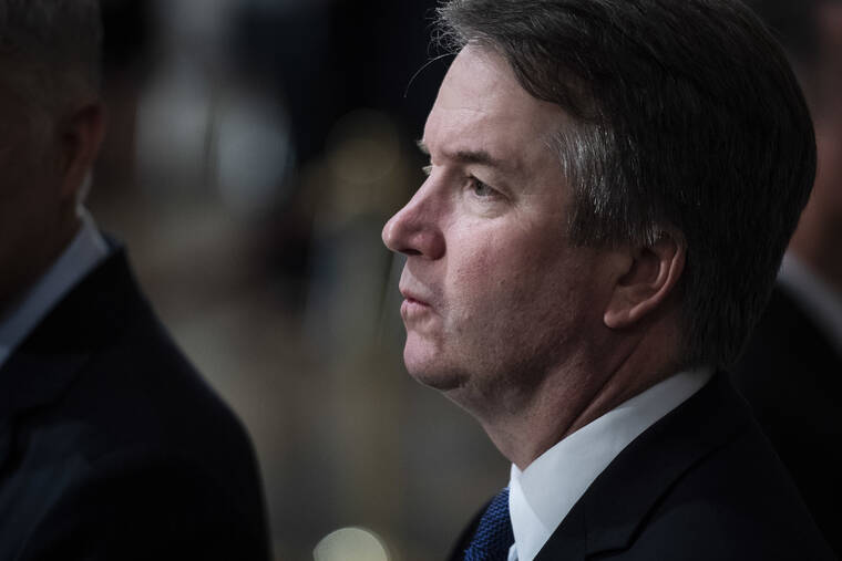 WASHINGTON POST VIA AP / DEC. 3, 2018
                                Supreme Court Associate Justice Brett Kavanaugh, seen here at the Capitol in Washington in 2018, has tested positive for COVID-19, the high court said in a news release today.