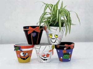 COURTESY PHOTO
                                The four-inch ceramic pots go for $14.99 and are hand-painted by Kawaii Hawaii.
