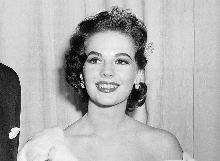 ASSOCIATED PRESS
                                Actress Natalie Wood appears at the Academy Awards in Los Angeles on March 27, 1957. In a memoir coming out next week, “Little Sister: My Investigation into the Mysterious Death of Natalie Wood,” Wood’s younger sister Lana Wood alleges that her sister was sexually assaulted by Kirk Douglas. She claims the incident happened in the summer of 1955, around the time Natalie Wood was filming “The Searchers.”