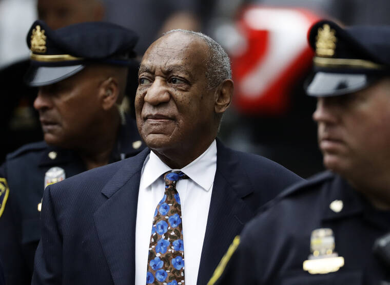 ASSOCIATED PRESS
                                Bill Cosby arrived for his sentencing hearing at the Montgomery County Courthouse, in September 2018, in Norristown, Pa. Prosecutors asked the U.S. Supreme Court to review the decision that overturned Cosby’s conviction.