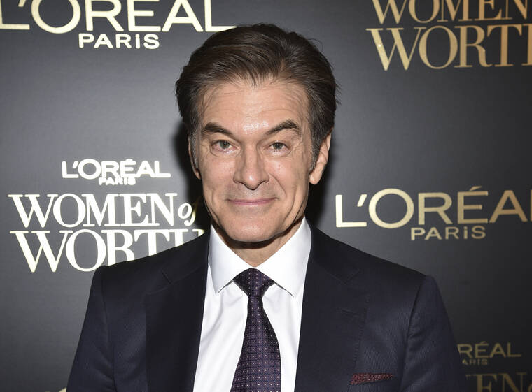 EVAN AGOSTINI/INVISION/ASSOCIATED PRESS
                                Dr. Mehmet Oz, seen in December 2019, at the 14th annual L’Oreal Paris Women of Worth Gala in New York. Oz joins the Republican field of possible candidates aiming to capture Pennsylvania’s open U.S. Senate seat in next year’s election.