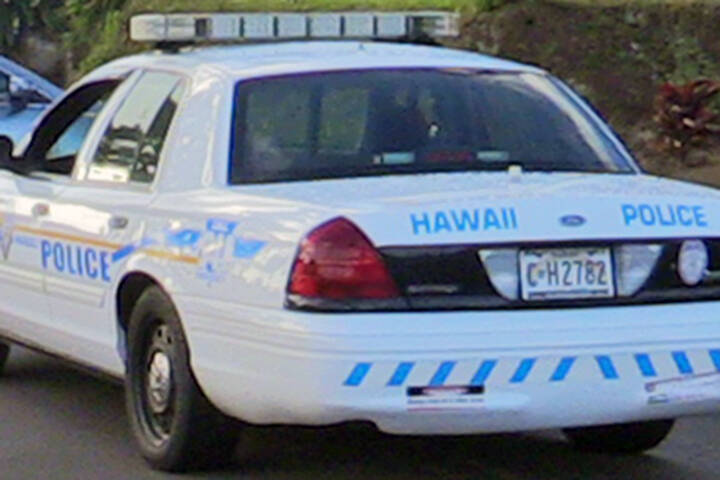 DARYL LEE / SPECIAL TO THE STAR-ADVERTISER / 2015
                                Hawaii island police said a 22-year-old Captain Cook man died following a two-vehicle collision this morning on Highway 11.