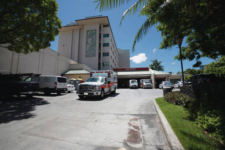 CINDY ELLEN RUSSELL / 2020
                                The Queen’s Medical Center is planning to break ground on a new emergency room that will double in size to 75,000 square feet and 90 treatment spaces. The ER department, pictured, handles more than 66,000 emergency visits a year.