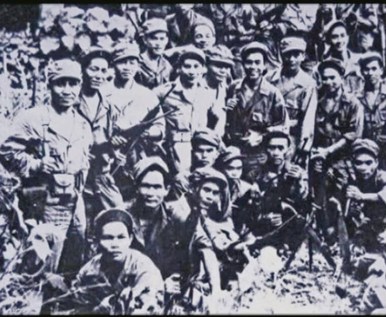 COURTESY STEPHANIE CASTILLO / 2017
                                Volunteers from the U.S. Army 1st Regiment, all U.S. Filipino immigrants or U.S. born, were used as radio operators, spies and scouts working with U.S. invasion forces during World War II.