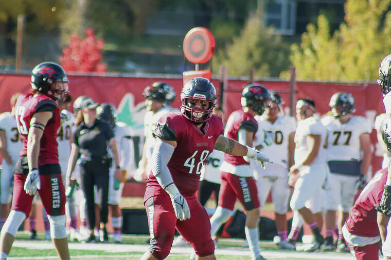 COURTESY WHITWORTH UNIVERSITY ATHLETICS
                                Rudyjay Keopuhiwa, a defensive lineman, earned all-conference recognition for the first time.