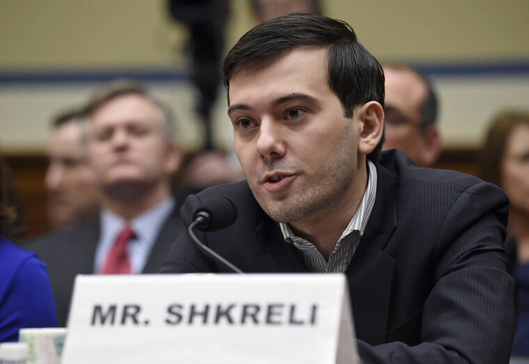 ASSOCIATED PRESS
                                Pharmaceutical chief Martin Shkreli spoke on Capitol Hill in Washington, in February 2016, during the House Committee on Oversight and Reform Committee hearing on his former company’s decision to raise the price of a lifesaving medicine. Vyera Pharmaceuticals, a company once owned by Shkreli, will pay up to $40 million to settle allegations that it jacked up the price of a life-saving medication by roughly 4,000% after obtaining exclusive rights to the drug.