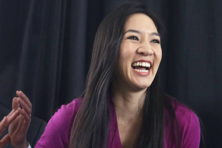 ASSOCIATED PRESS / 2014
                                Michelle Kwan smiles in Providence, R.I. President Joe Biden has announced he’s nominating Michelle Kwan, the renowned U.S. Olympic figure skater, to serve as his chief envoy to Belize.