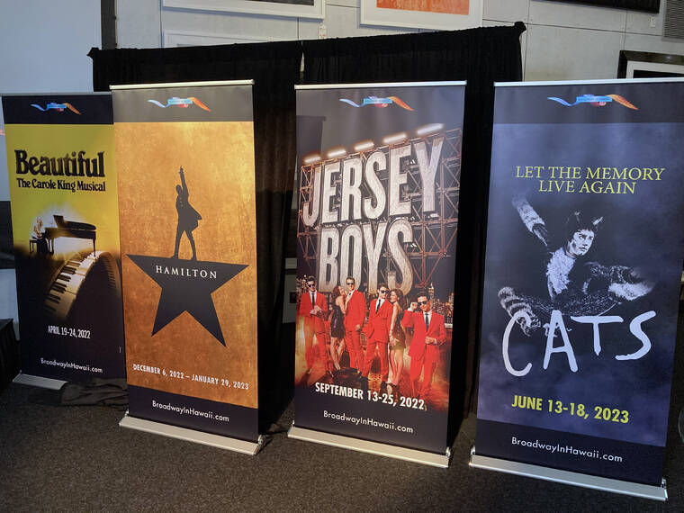 COURTESY HONOLULU MAYOR RICK BLANGIARDI
                                The new “Broadway Hawaii” season lineup was announced today and includes “Beautiful: The Carole King Musical,” “Hamilton,” and “Cats.”