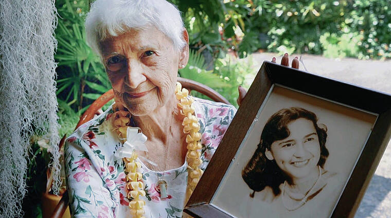 COURTESY PHOTO
                                Paulette McClain shared memories of living in Hawaii during World War II in an interview video from local nonprofit, Our Kupuna.