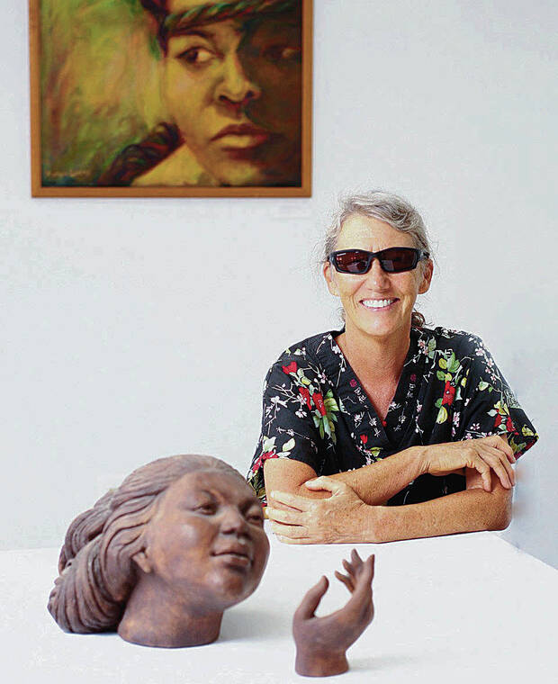 COURTESY FLOYD K. TAKEUCHI / WAKA PHOTOS
                                Karen Lucas received a Master of Fine Arts degree in sculpture from the University of Hawaii at Manoa in 1998. She taught figure sculpture as a lecturer at UH-Manoa while also working as a commissioned artist.