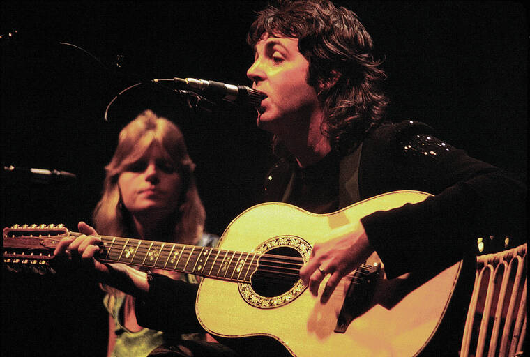 PHOTO BY JIM SUMMARIA 
                                Paul and Linda McCartney wrote “Silly Love Songs” while on vacation in Honolulu in 1975.