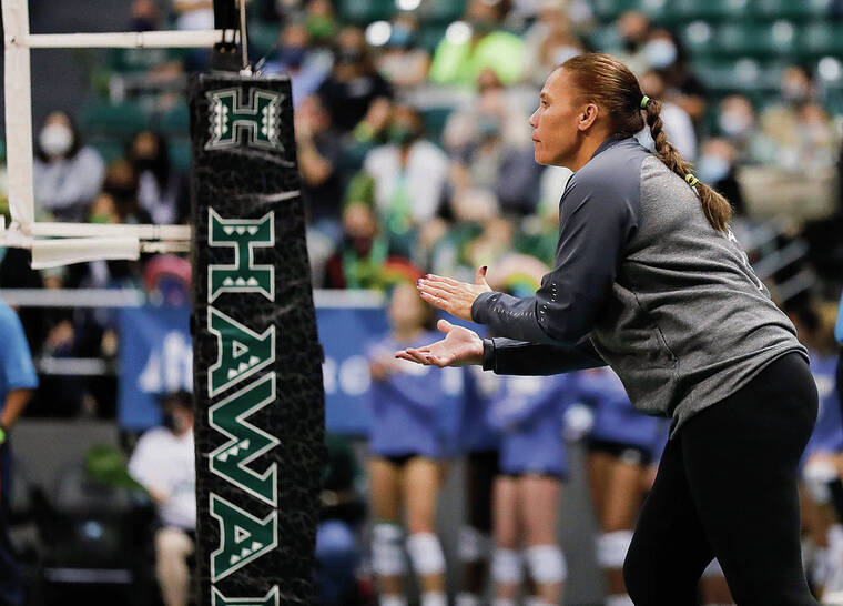 JAMM AQUINO / NOV. 27
                                Robyn Ah Mow was named Coach of the Year after leaing the Wahine to a title and 18-2 conference record.
