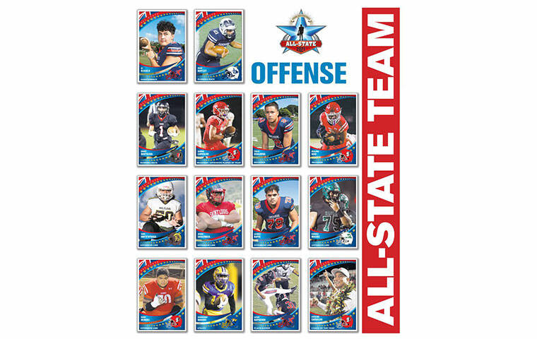 STAR-ADVERTISER
                                A view of the All-State 2021 Offense.