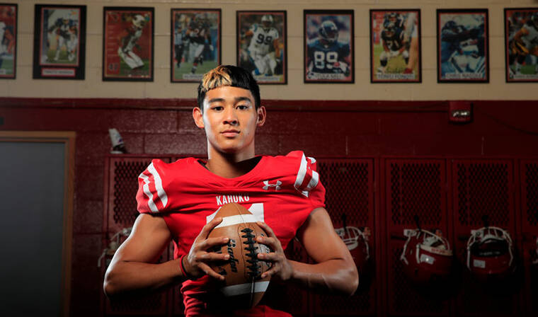 Kahuku’s Kainoa Carvalho made all the right moves to earn All-State Offensive Player of the Year