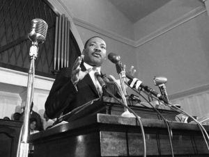 ASSOCIATED PRESS
                                In this 1960 file photo, Rev. Martin Luther King Jr. speaks in Atlanta.