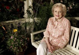 ASSOCIATED PRESS
                                Actress Betty White poses for a portrait on the set of the television show “Hot in Cleveland” in Studio City section of Los Angeles in 2010.