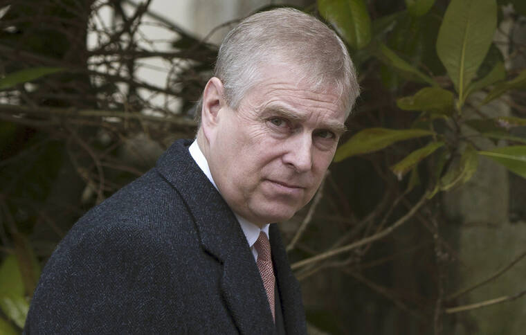 ASSOCIATED PRESS / 2021
                                Britain’s Prince Andrew is photographed on Aug. 11.