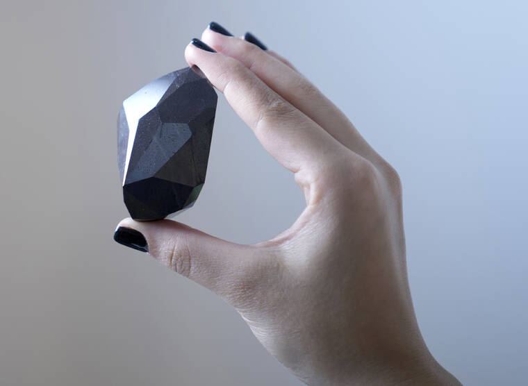 555.55-carat black diamond lands in Dubai