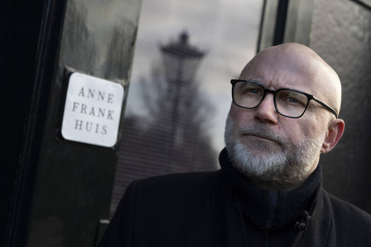 ASSOCIATED PRESS
                                Filmmaker Thijs Bayens, who came up with the idea of pulling together a cold case team to analyze evidence in the hunt for the person who betrayed Anne and her family, answers questions during an interview in Amsterdam, Netherlands.