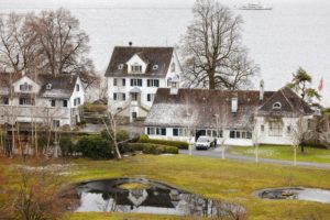 ASSOCIATED PRESS
                                A general view shows the Steinfels estate in Staefa, outside Zurich, today. Rock ‘n’ roll icon Tina Turner and her husband have reportedly bought a 70-million-Swiss-franc ($76 million) estate with 10 buildings, pond, stream, swimming pool and boat dock on Lake Zurich.