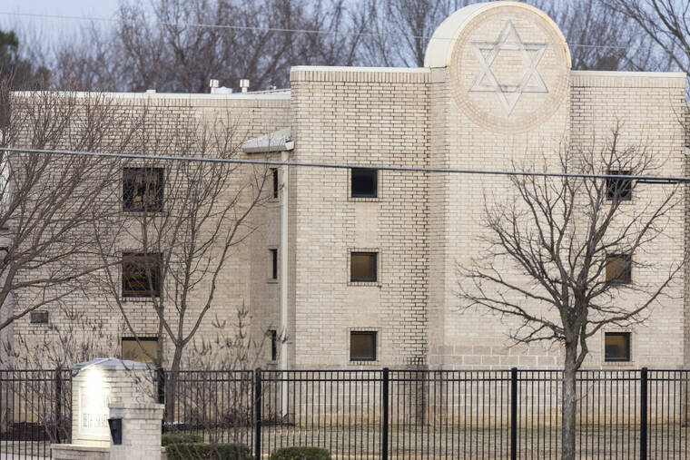 ASSOCIATED PRESS
                                The Congregation Beth Israel synagogue is seen on Jan. 16 in Colleyville, Texas.