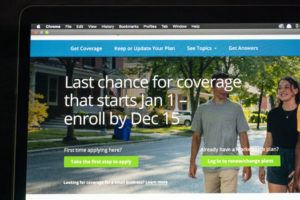 ASSOCIATED PRESS
                                The healthcare.gov website, seen Dec. 14, in Fort Washington, Md. Some 14.5 million Americans got health insurance for this year under the Obama-era health law, President Joe Biden said today.