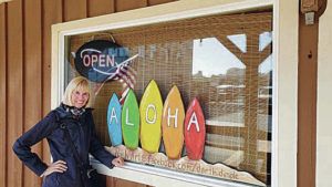 In October, Honolulu resident Susan Wagner spotted some aloha while on a trip near Bandon, Ore. 
Photo by Miles Wagner.