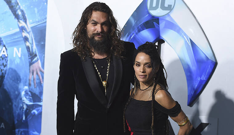 INVISION / AP
                                Jason Momoa, left, and Lisa Bonet arrive at the premiere of “Aquaman” at TCL Chinese Theatre on Wednesday, Dec. 12, 2018, in Los Angeles.