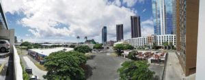 Construction for affordable housing and vertical school on a Kakaako site stalls