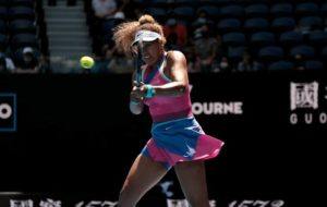 ALANA HOLMBERG/THE NEW YORK TIMES
                                Naomi Osaka of Japan, during her first-round win against Camila Osorio of Colombia, at the 2022 Australian Open in Melbourne, Australia on Monday. After a tumultuous year and a four-month layoff during which she questioned what she wanted from tennis, Osaka is back on the court.