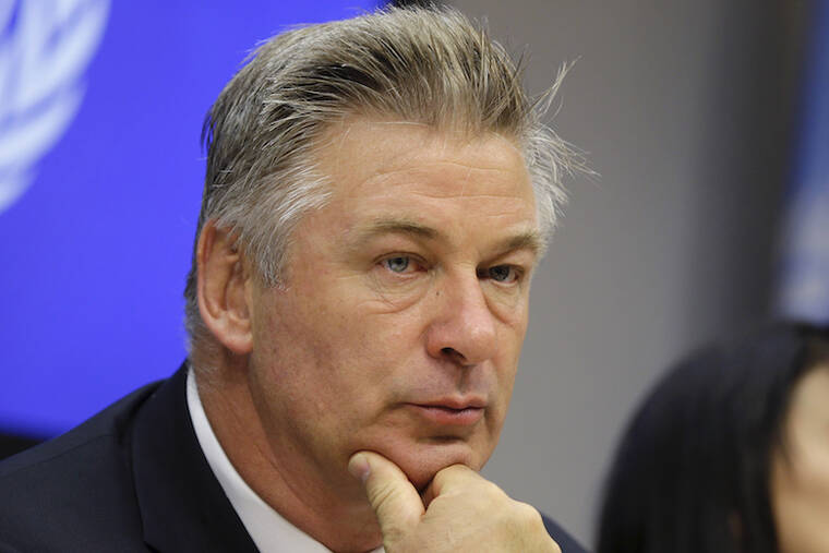 ASSOCIATED PRESS / 2015
                                Actor Alec Baldwin attends a news conference at United Nations headquarters. Experts predict a tremendous legal fallout after Baldwin pulled the trigger on a prop gun while filming “Rust” in New Mexico and unwittingly killed a cinematographer and injured a director.