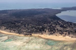 Covered in ash, Tonga now worries about a COVID intrusion
