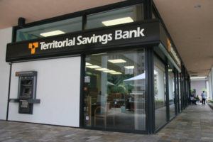 STAR-ADVERTISER
                                Territorial Savings bank exterior.