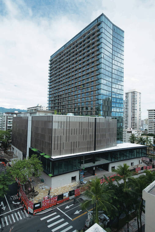 CRAIG T. KOJIMA / CKOJIMA@STARADVERTISER.COM
                                Initial monthly rent is expected to be $1,320 for each of the 38 affordable studio units at the Lilia Waikiki apartment tower, scheduled to open in May.