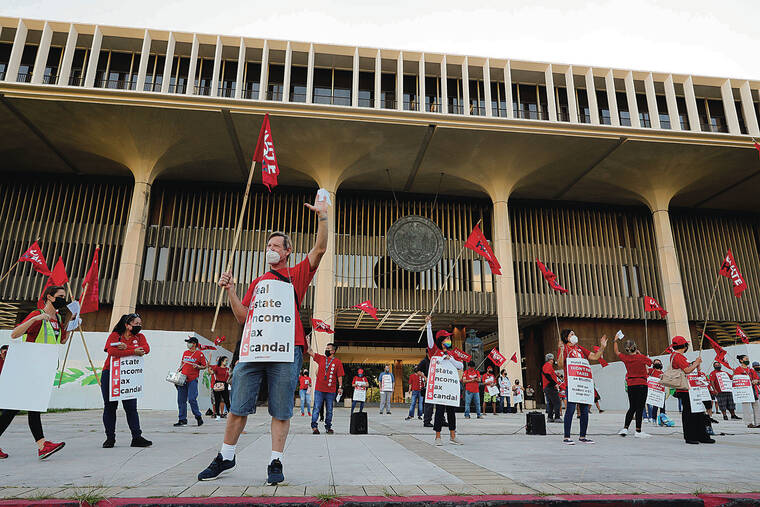 Hawaii hotel workers rally for bill to eliminate tax exemption