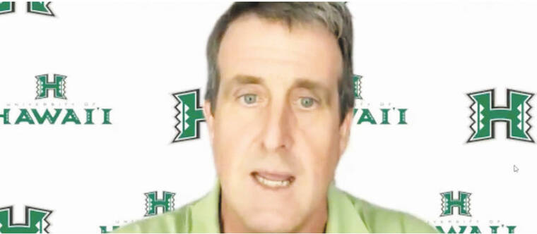 STAR-ADVERTISER
                                UH spokesman Dan Meisenzahl said he takes full responsibility for Saturday’s press conference in which he criticized June Jones.