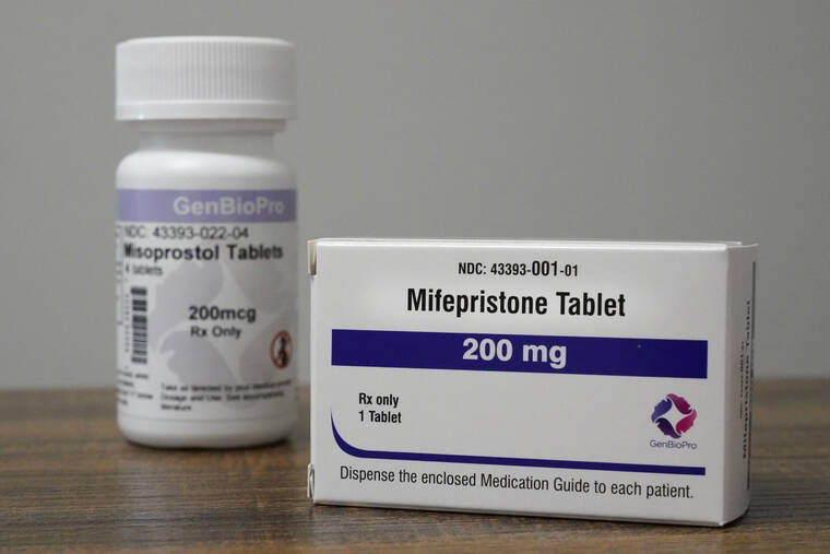 ASSOCIATED PRESS
                                Containers of the medication used to end an early pregnancy sat on a table inside a Planned Parenthood clinic, in October 2021, in Fairview Heights, Ill. A report released today says most U.S. abortions are now done with pills rather than surgery. The trend spiked during the pandemic as telemedicine increased and pills by mail were allowed.