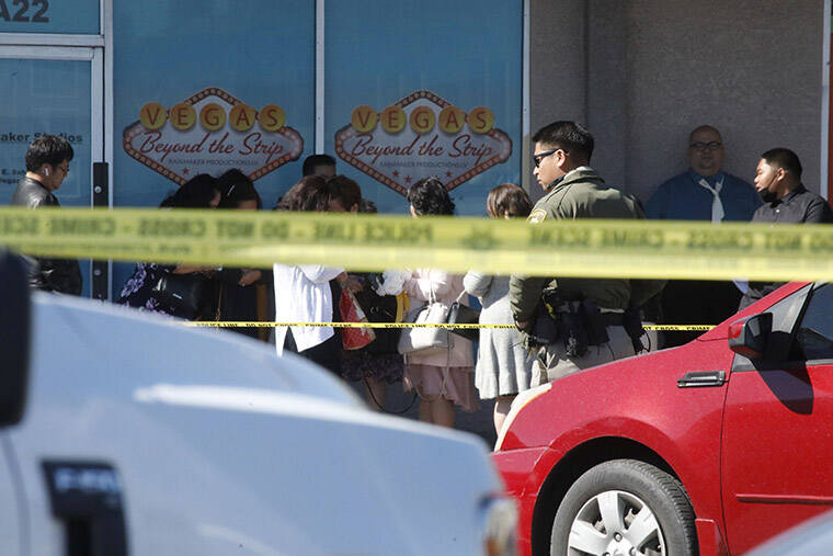 LAS VEGAS REVIEW-JOURNAL / AP
                                Multiple people were shot before dawn Saturday morning at a hookah parlor in Las Vegas.