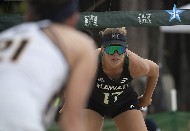 Hawaii beach volleyball team beats Cal at Outrigger Queen’s Cup