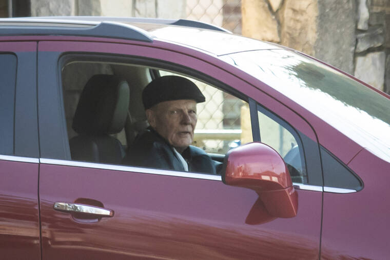 ASHLEE REZIN/CHICAGO SUN-TIMES VIA AP / MARCH 2022
                                Former Speaker of the House Michael Madigan parks in the garage at his Southwest Side home in Chicago. Madigan, who held a virtual lock on Statehouse power for most of the past four decades, pleaded not guilty to multiple counts of racketeering and bribery in what prosecutors say was a long-running enterprise to amass riches and stockpile power.